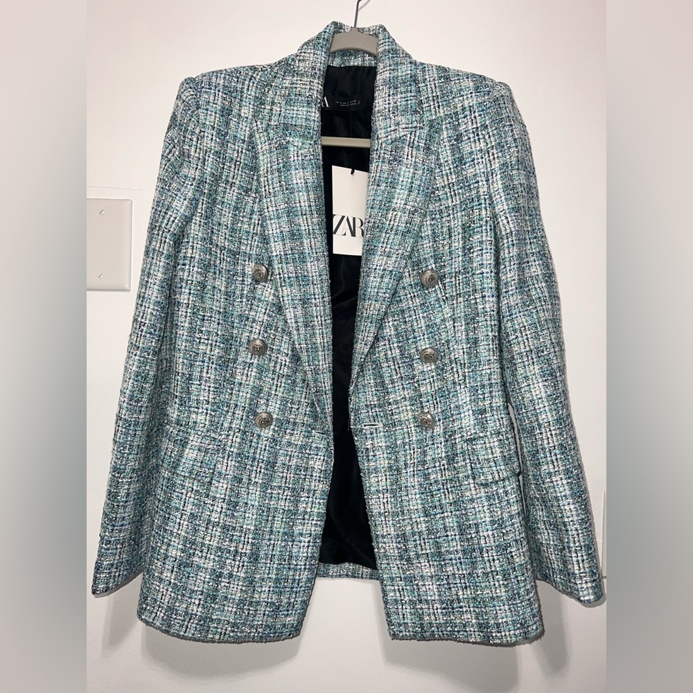 NWT❗️ BRAND NEW ❗️ ZARA TEXTURED BLAZER SIZE S